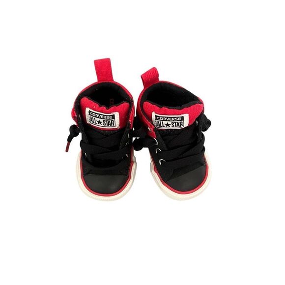 Converse Red‎ and Black Shoes Size 2 - Picture 1 of 6
